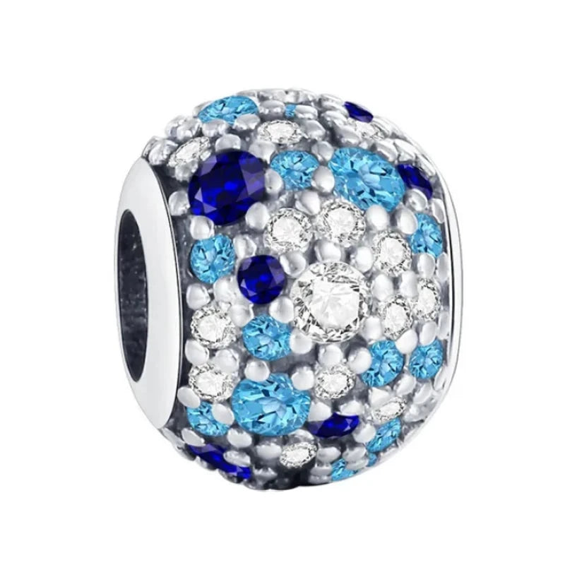 Dazzling Crystal Round Charm | CZ