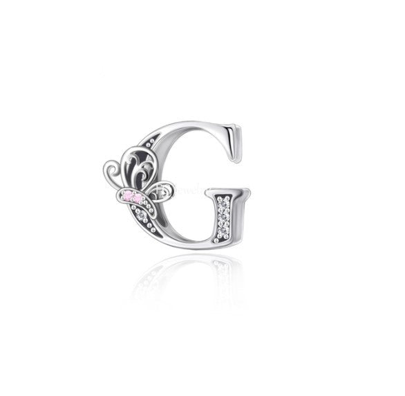 BUTTERFLY ALPHABET A - Z CHARMS | CZ