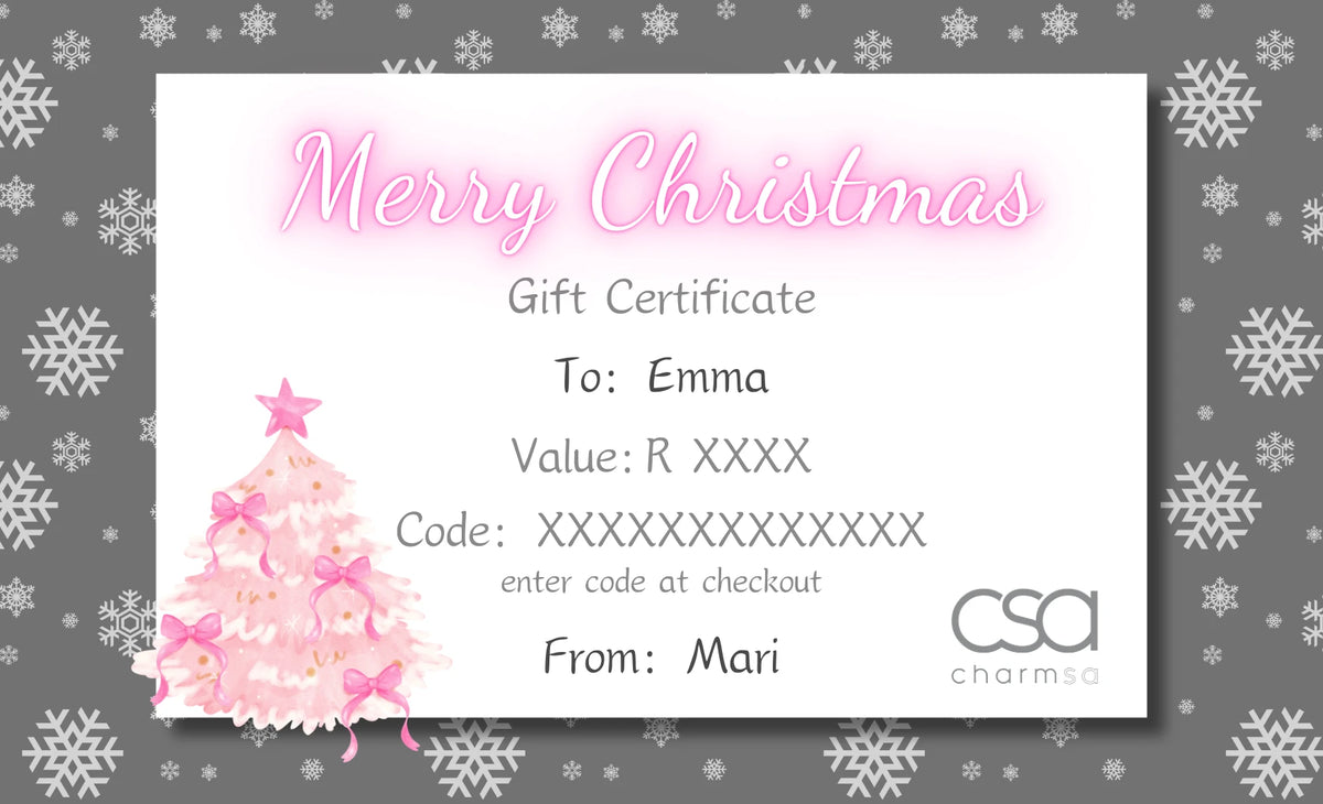 Christmas Gift Certificate | Grey