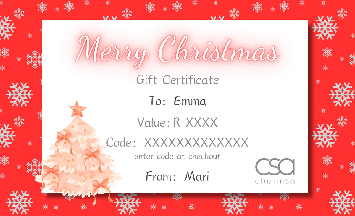 Christmas Gift Certificate | Red