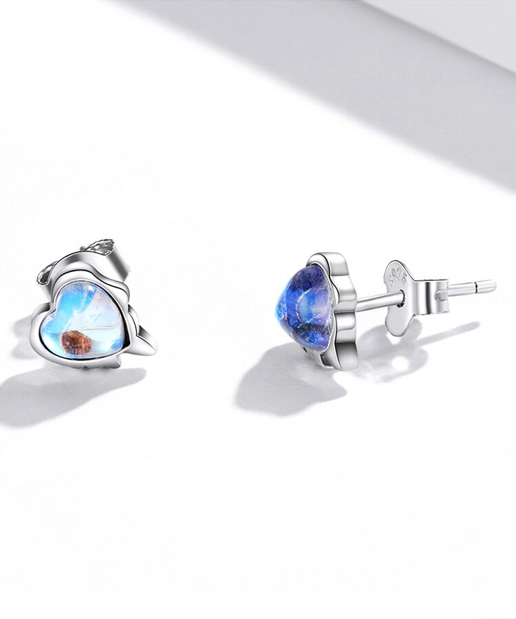 Melting Heart Stud Earrings