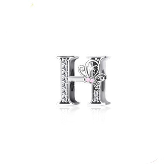 Butterfly Alphabet A - Z Charms | CZ