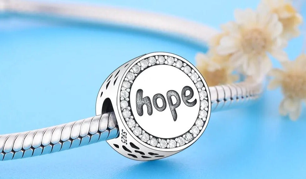 "Hope" Charm | CZ