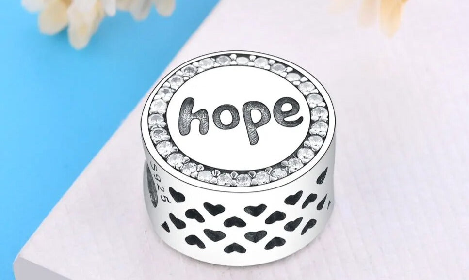 "Hope" Charm | CZ