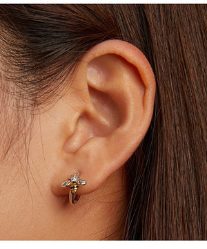 Petite Bee Earrings | CZ EN
