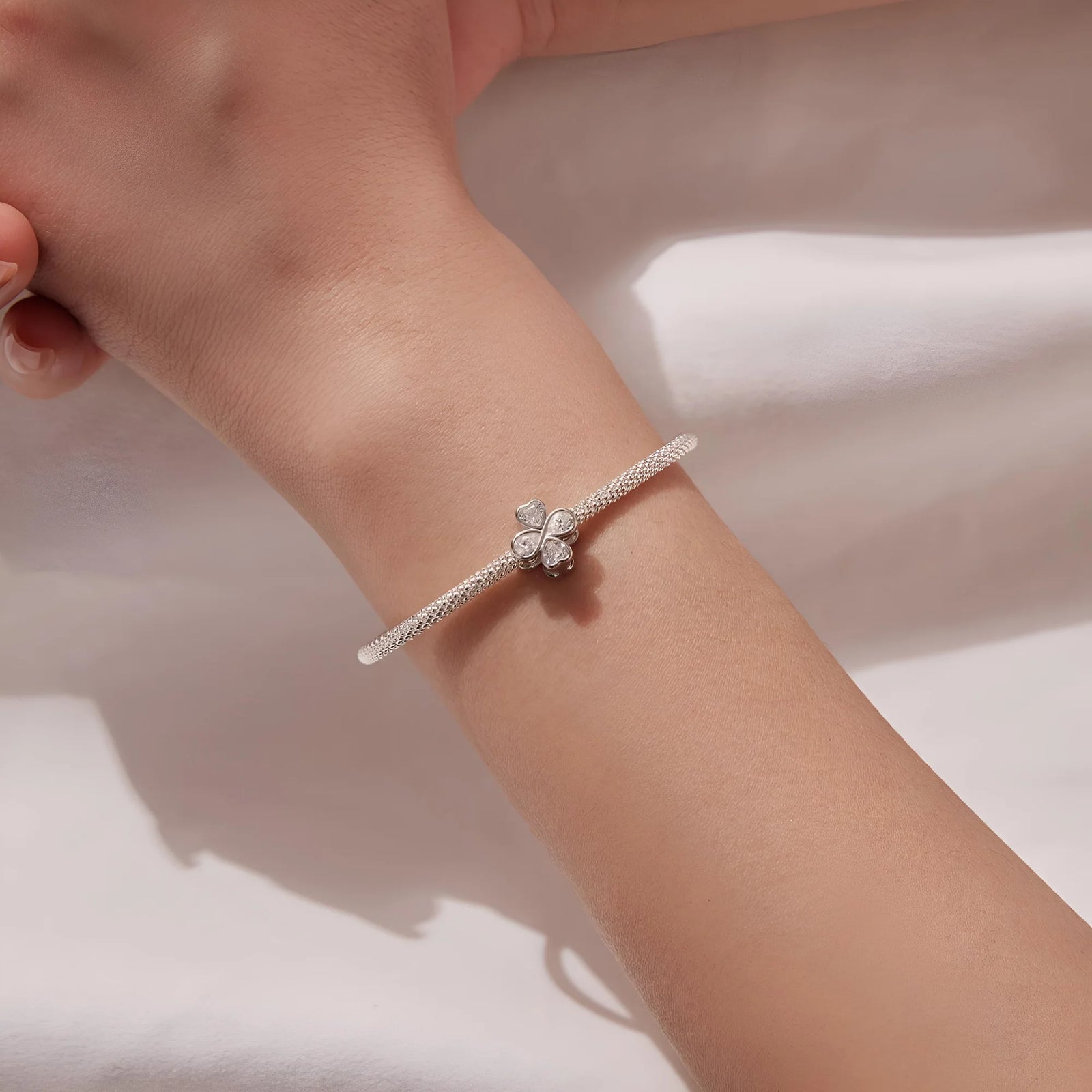 Infinite Four Leaf Clover | CZ
