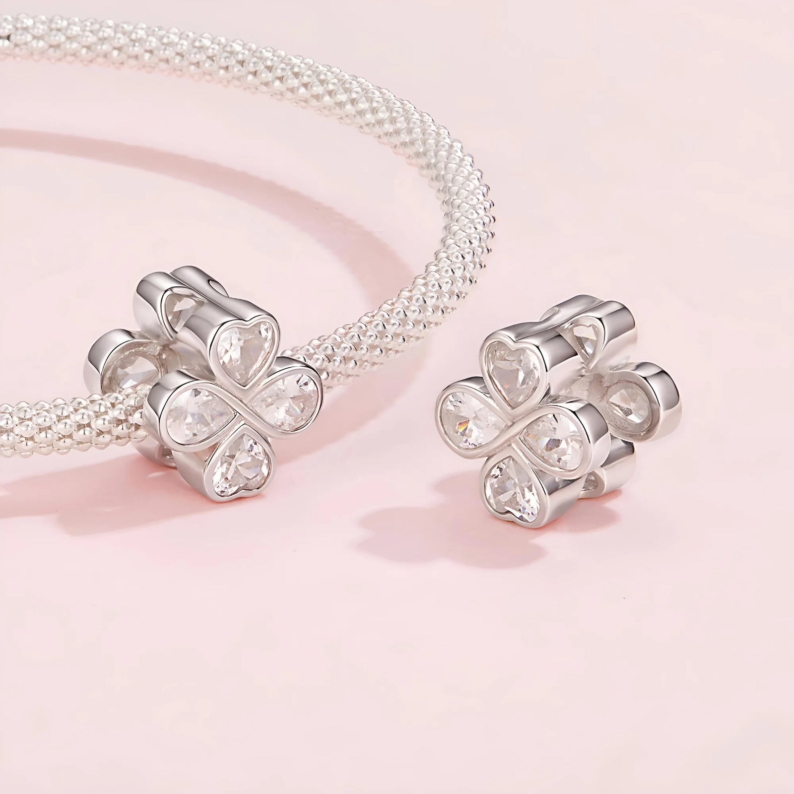 Infinite Four Leaf Clover | CZ