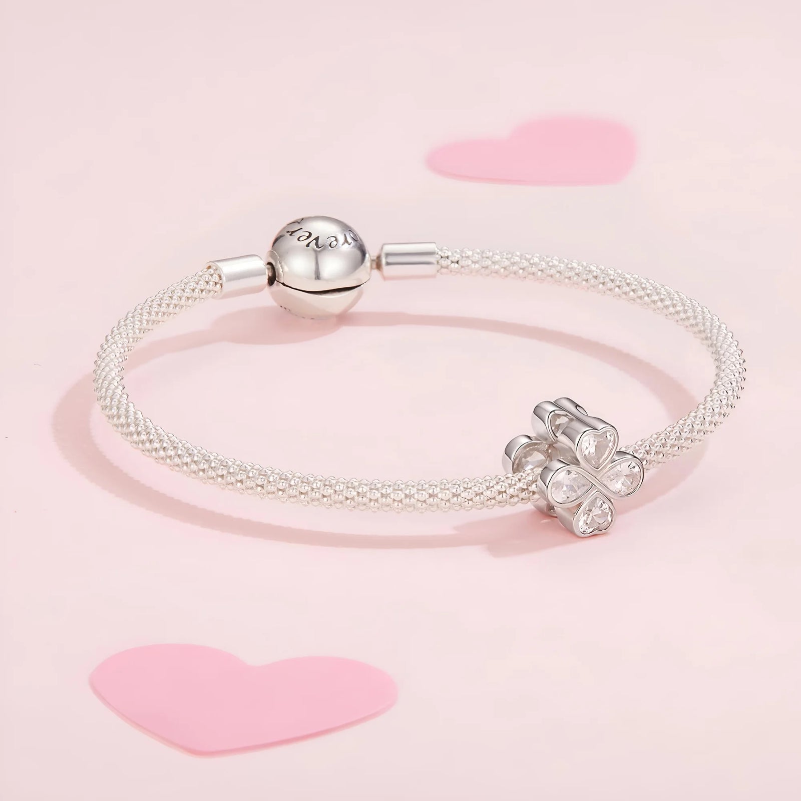 Infinite Four Leaf Clover | CZ