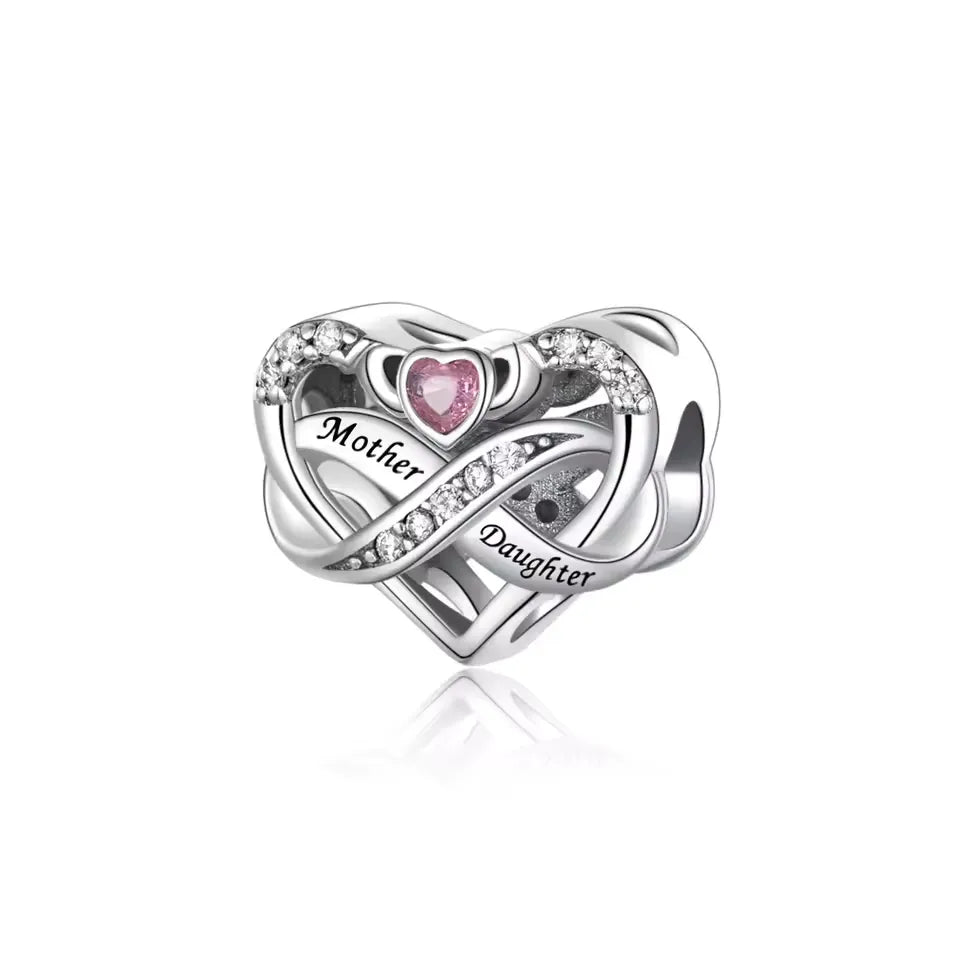 Infinity Mother &amp; Daughter Charms | CZ