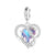 Love Lasts Forever Dangle Charm | CZ