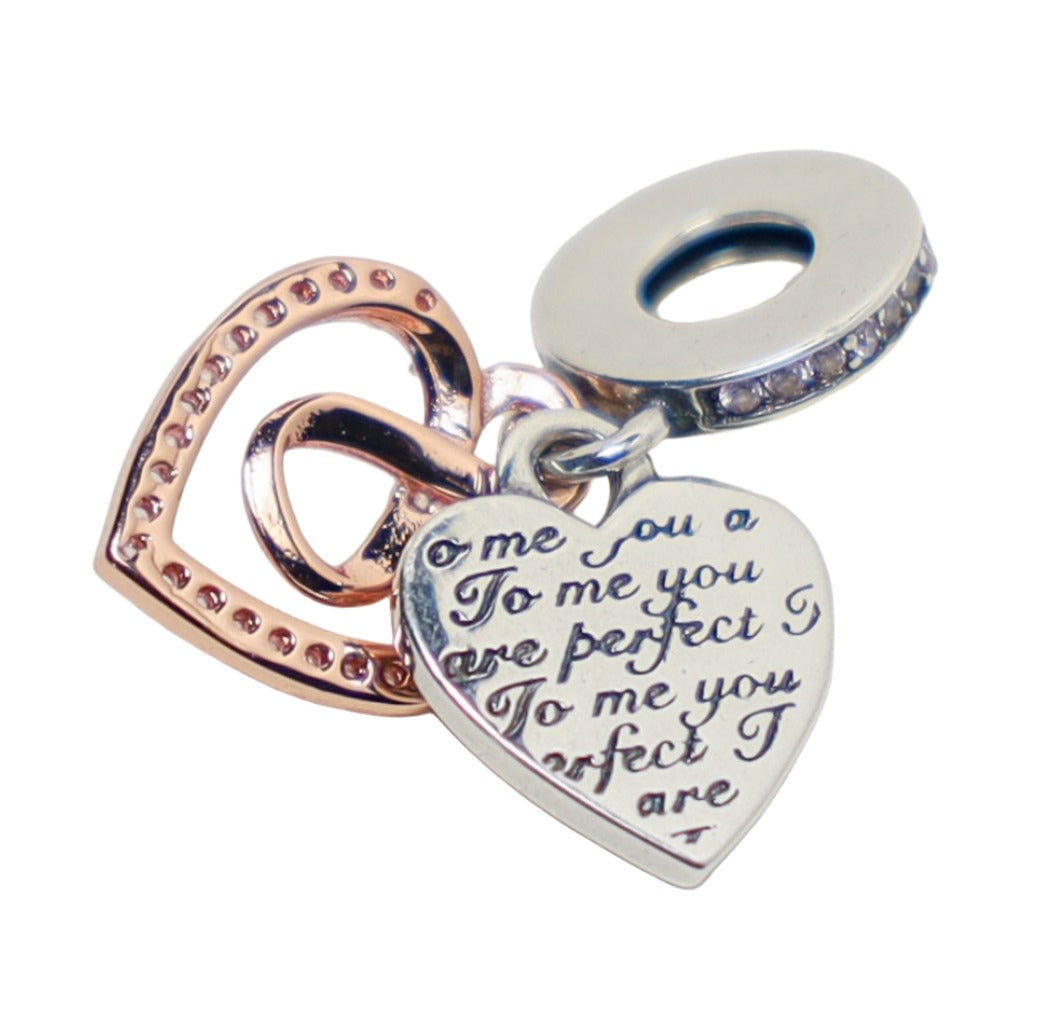 Pandora Compatible MoM To Me You Are Perfect Dangle Charm RGP CZ for only R 377.00 from CharmSA Quality 925 Sterling Silver jewellery ZHCSA1146