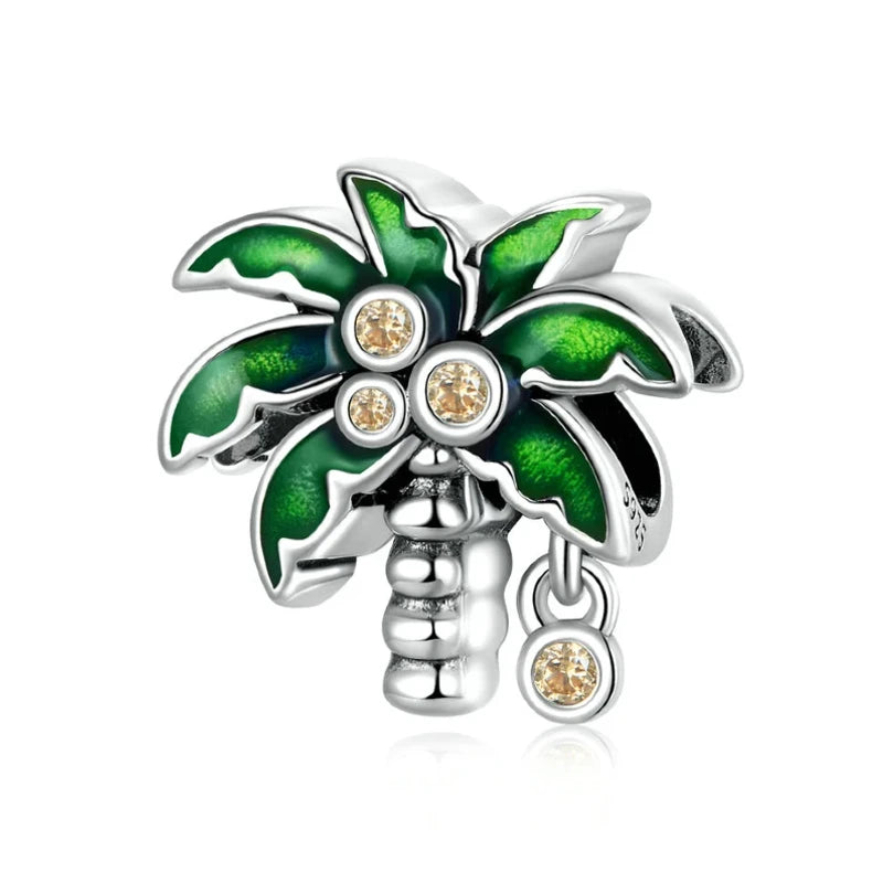 Pretty Palm Tree  Charm | CZ EN