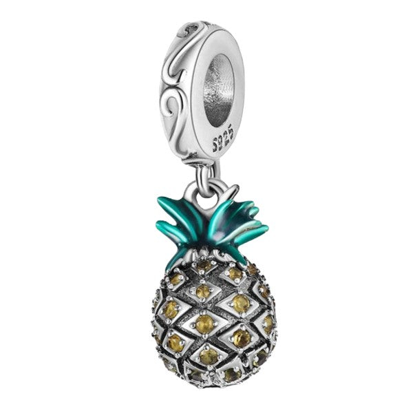 Pineapple Dangle Charm | CZ EN