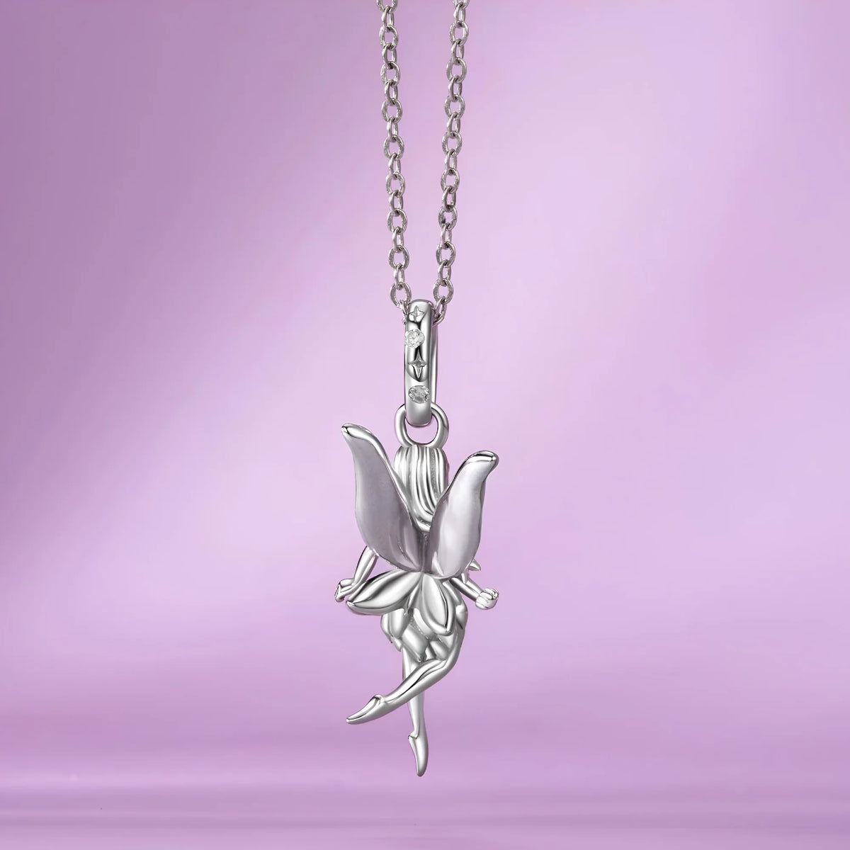 Purple Crystal Fairy Dangle | CZ EN
