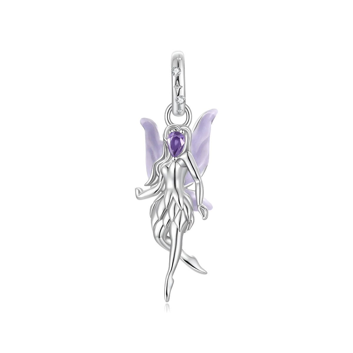 Purple Crystal Fairy Dangle | CZ EN