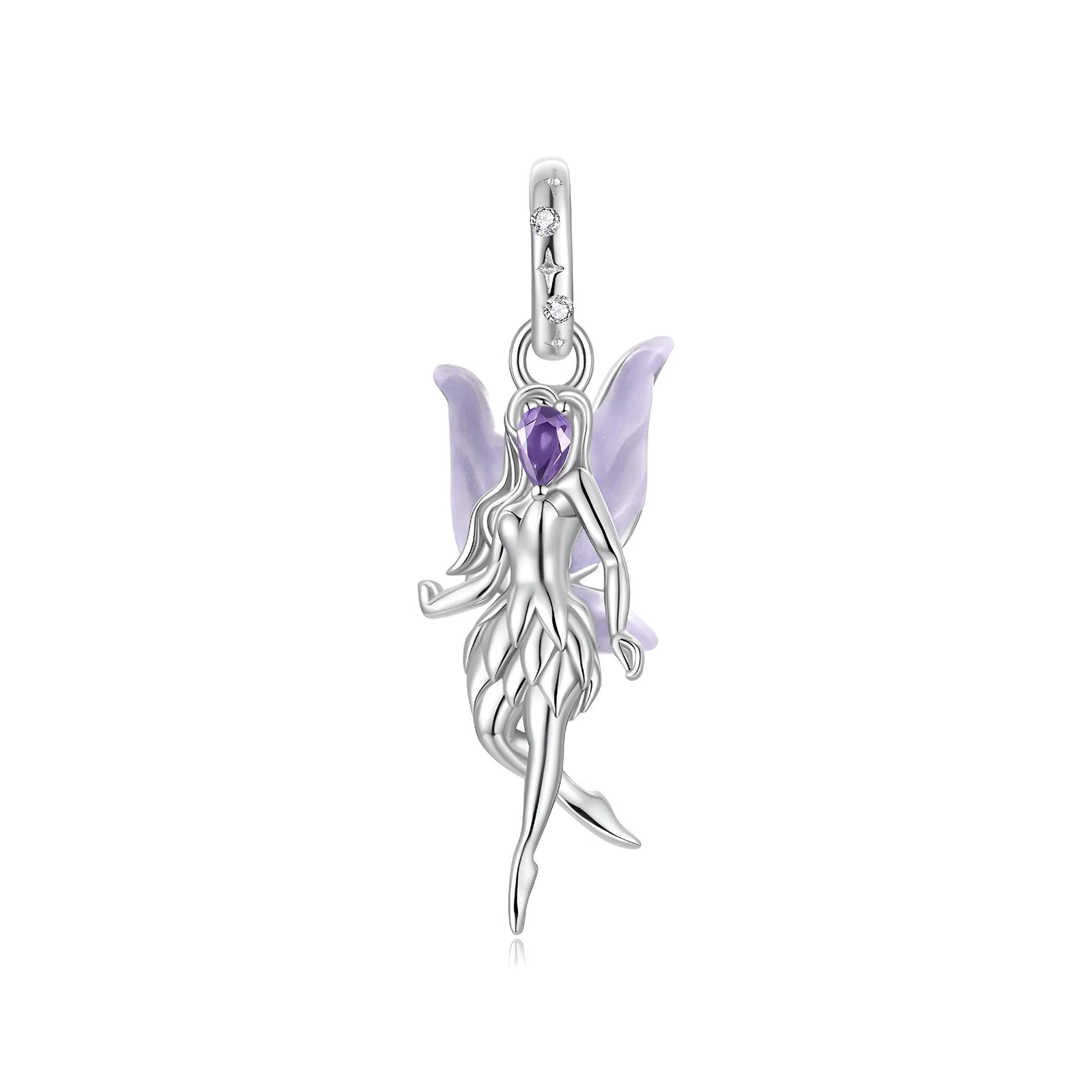 Purple Crystal Fairy Dangle | CZ EN