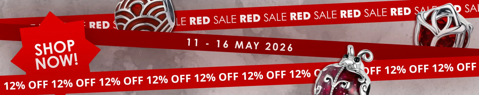 Red Sale, 12% Off