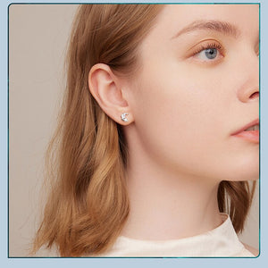 Moonlight Pearl Earrings | CZ