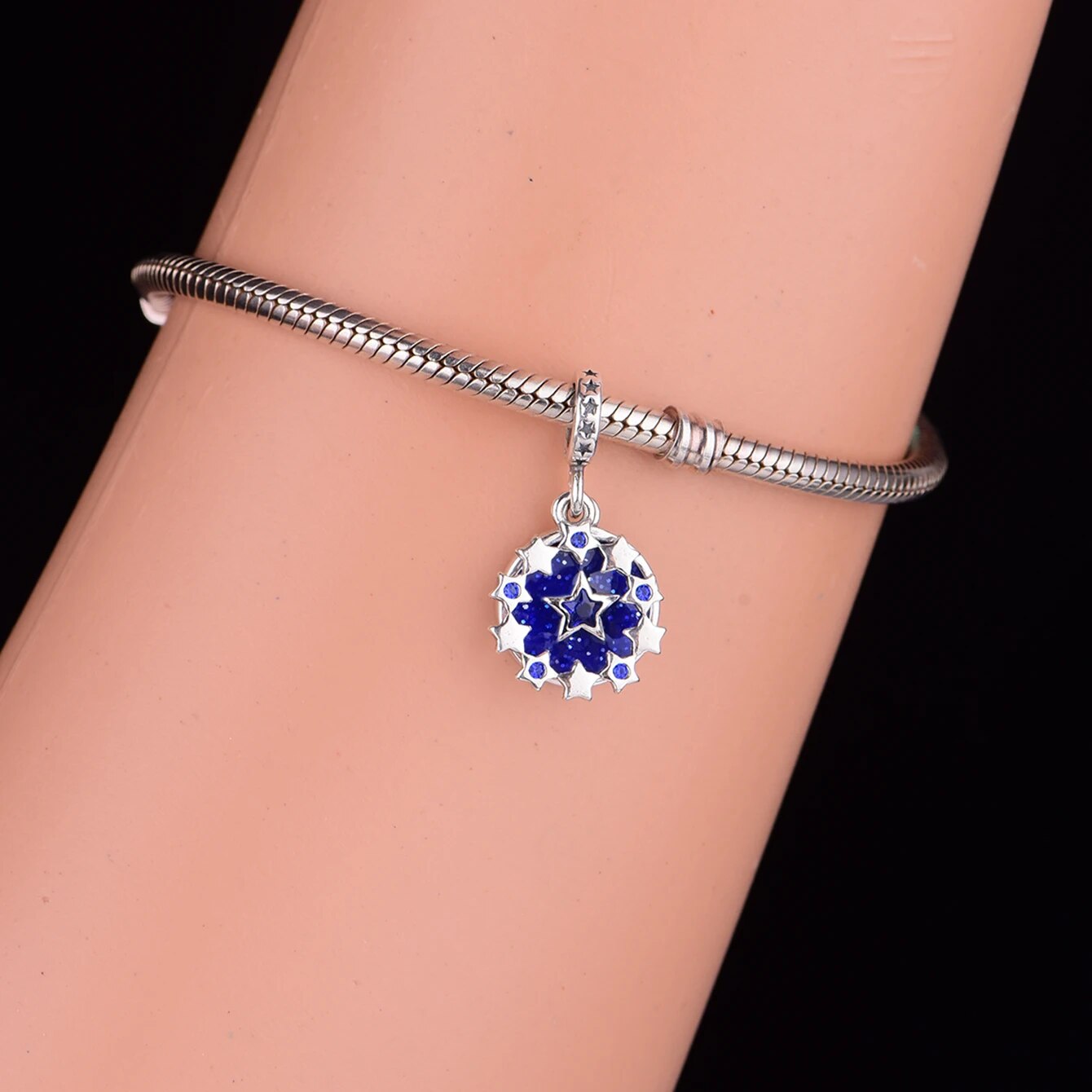 "I love you more than all the stars in the sky" Dangle Charm | CZ EN