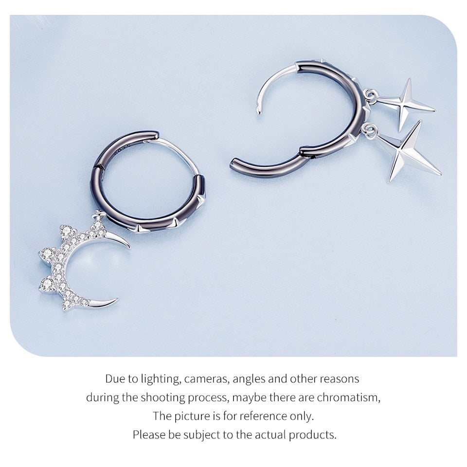 Moon & Stars Earrings | CZ EN