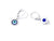 Evil Eye Drop Earrings | CZ EN