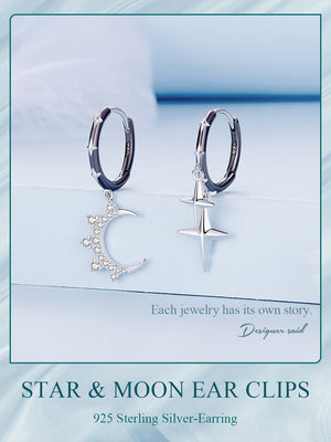 Moon & Stars Earrings | CZ EN