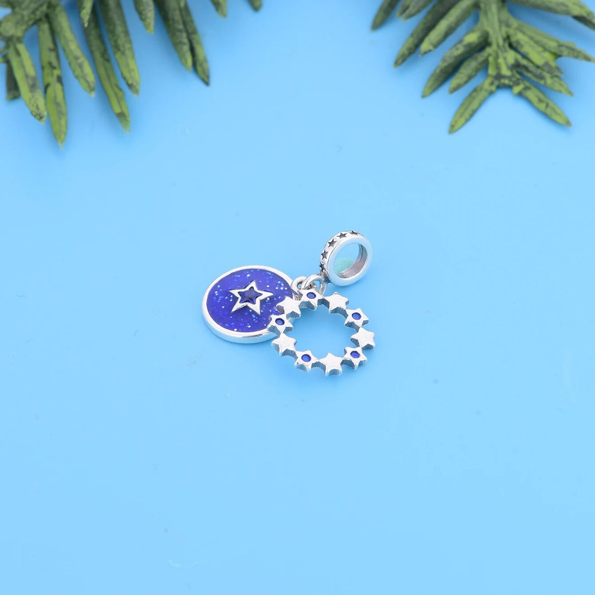 &quot;I love you more than all the stars in the sky&quot; Dangle Charm | CZ EN