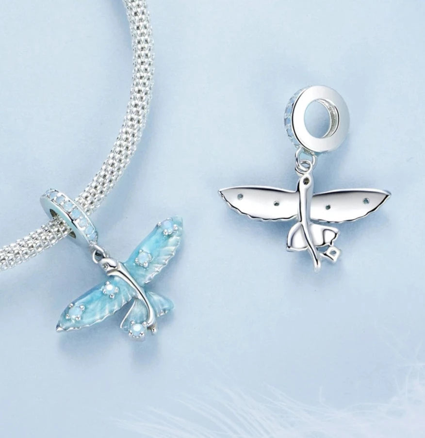 Flying Fish Dangle Charm | CZ EN