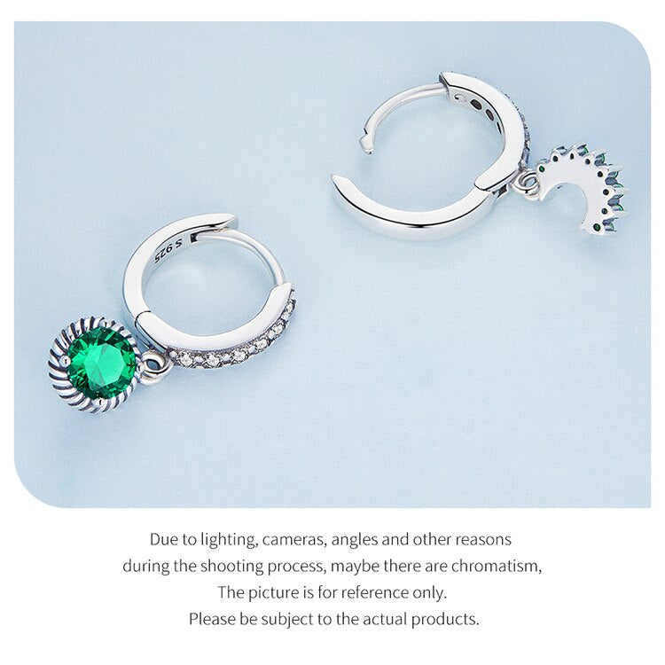 Sun & Moon Earrings | CZ