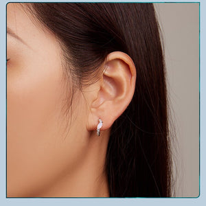 Iridescent Opal Earrings | CZ