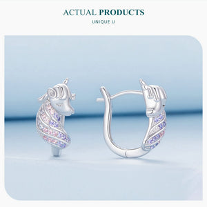 Unicorn Earrings | CZ