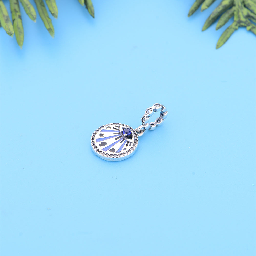 &quot;Forever Protection&quot; Dangle Charm | CZ EN