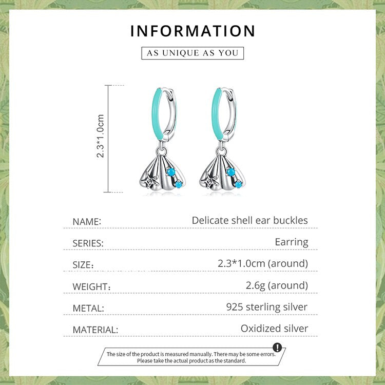 Ocean Whisper Drop Earrings | CZ EN