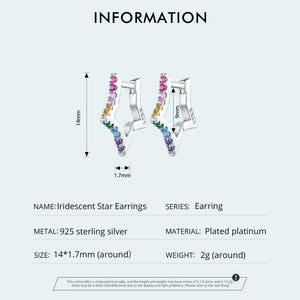 Starlight Multi Colour Earrings