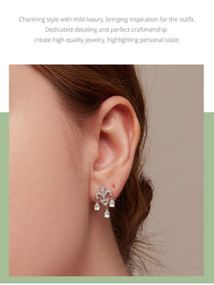 Art Deco Chandelier Earrings | CZ