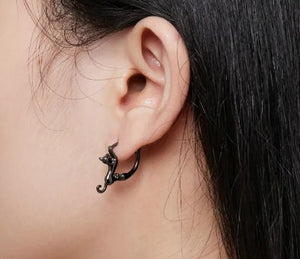 Black Cat Earrings | EN