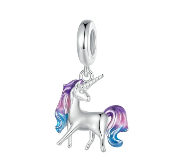 Prancing Unicorn Dangle Charm | EN