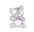 Pretty in Pink Teddy Charm | EN