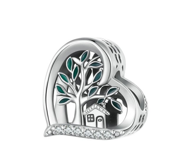 Heart Charm Pandora Tree Of Life Heart Bracelet Pink Family Tree