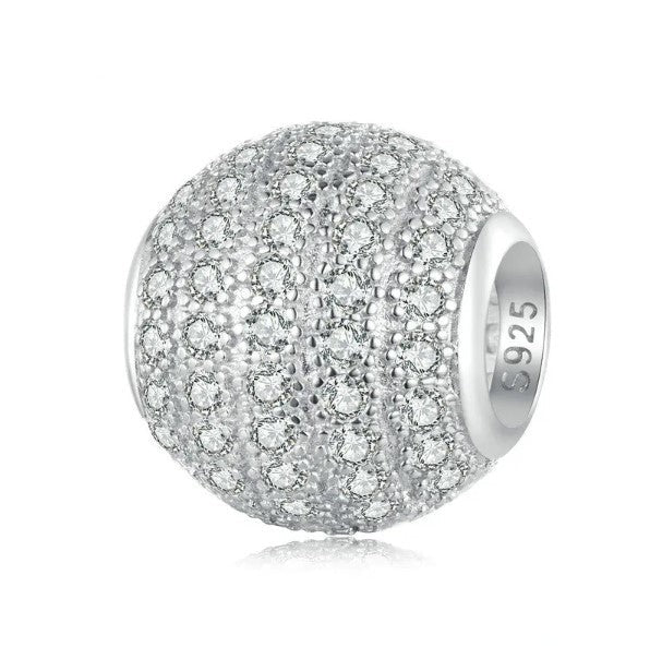 Contemporary Round Charm | CZ