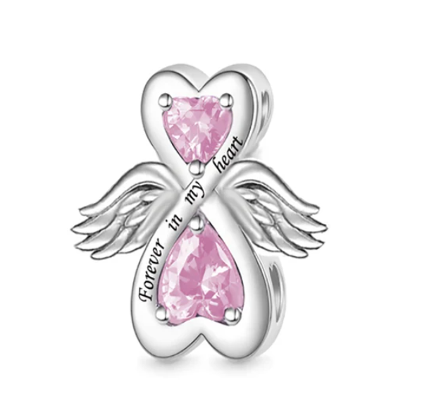 Forever in my heart Girl Charm | CZ