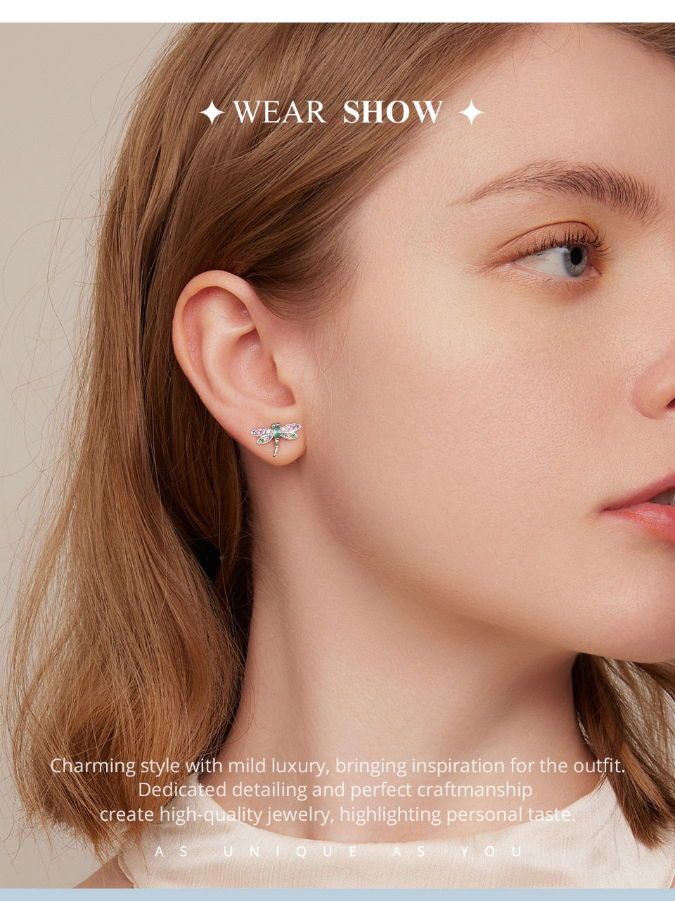 Dragonfly Earrings | CZ