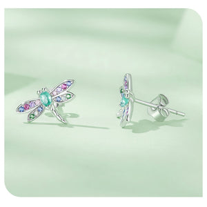 Dragonfly Earrings | CZ