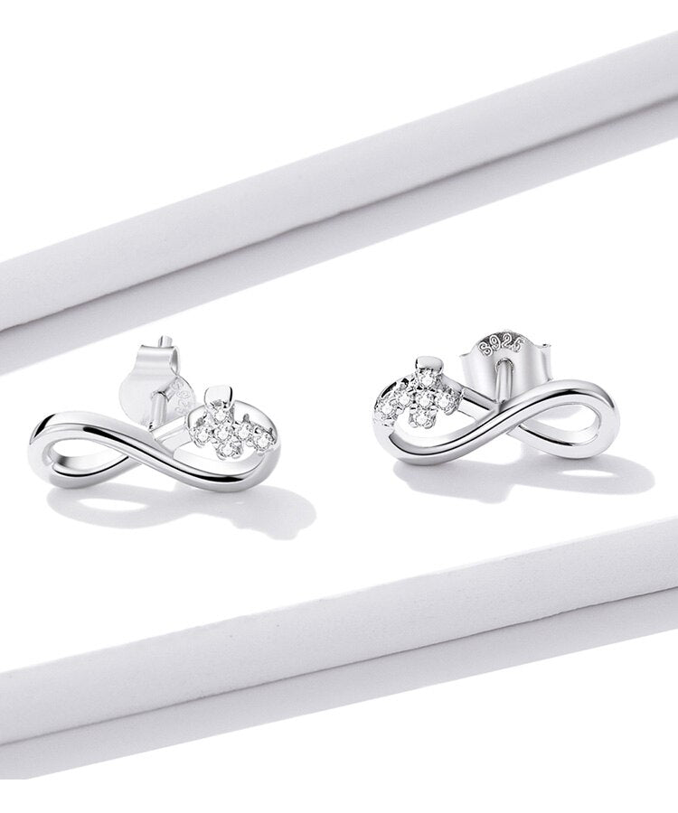 Cross & Infinity Earrings | CZ