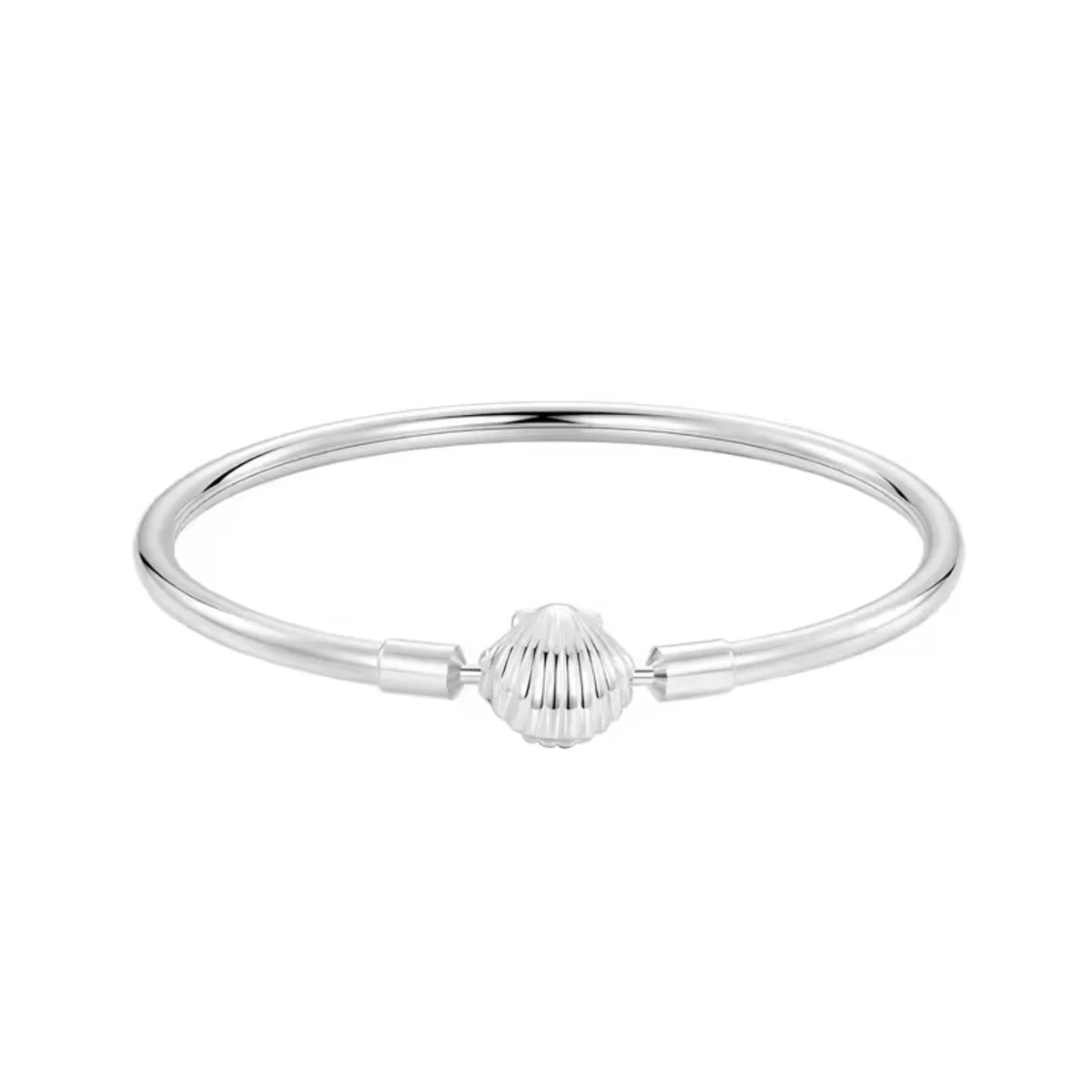 Sterling Silver Sea Shell Bangle 