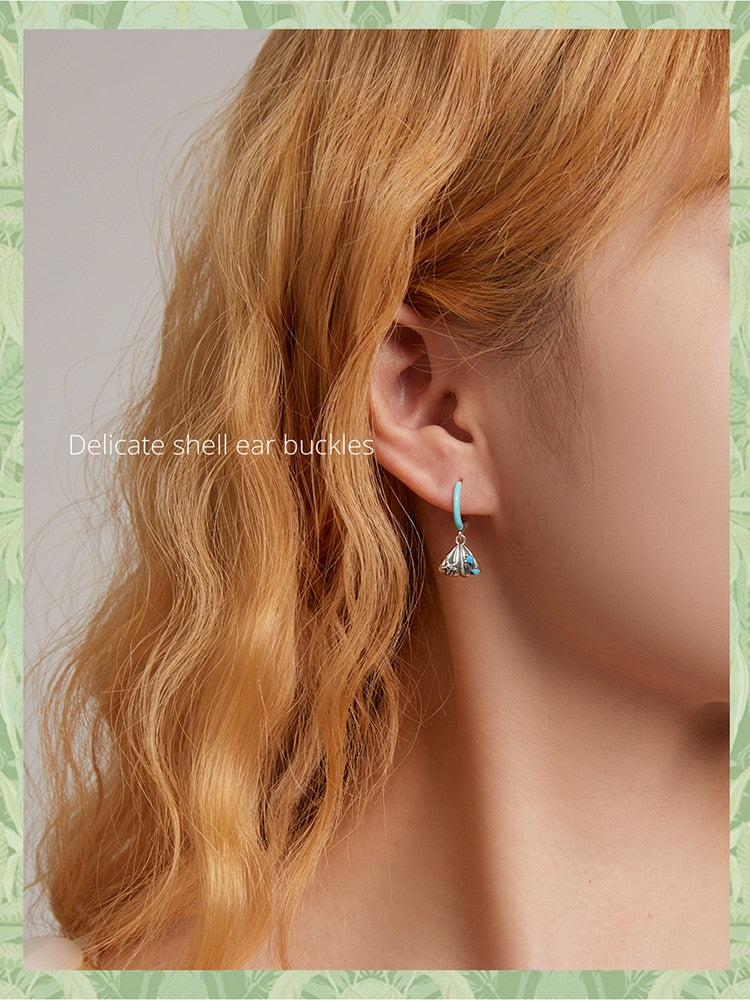 Ocean Whisper Drop Earrings | CZ EN