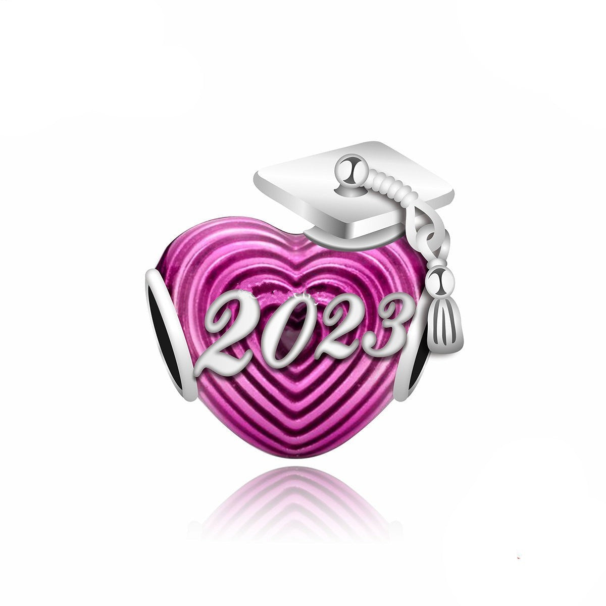 Graduation &quot;2023&quot; Heart Charm | EN