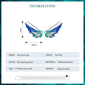 Winged Earrings | CZ EN