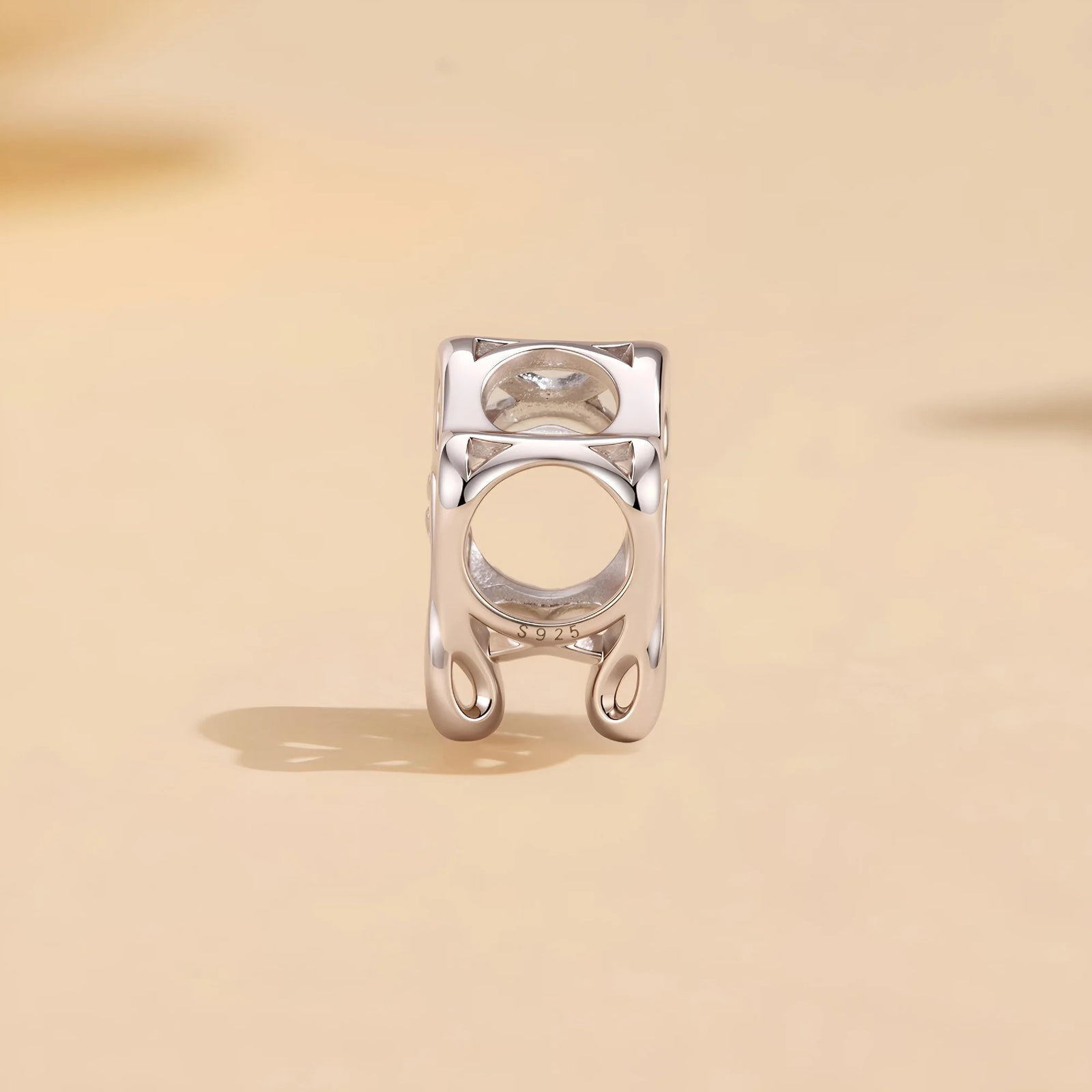 Angel Winged Heart Cross Charm | GP CZ
