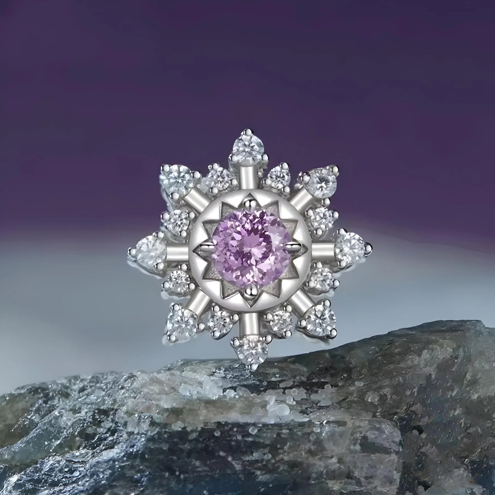 Snowflake Sparkle Charm | CZ